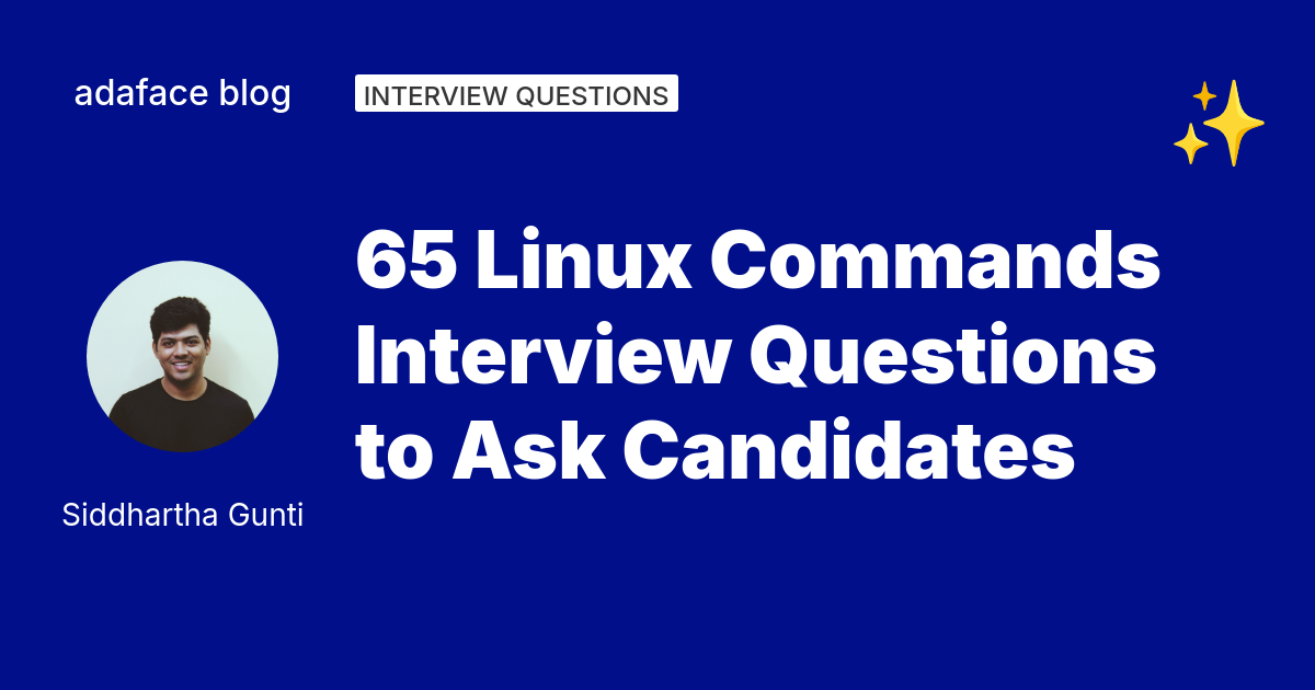 65 Linux Commands Interview Questions